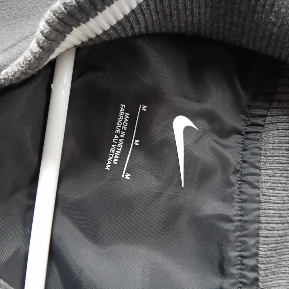 Nike Black and Gray Varsity Jacket - Picture 3 of 9